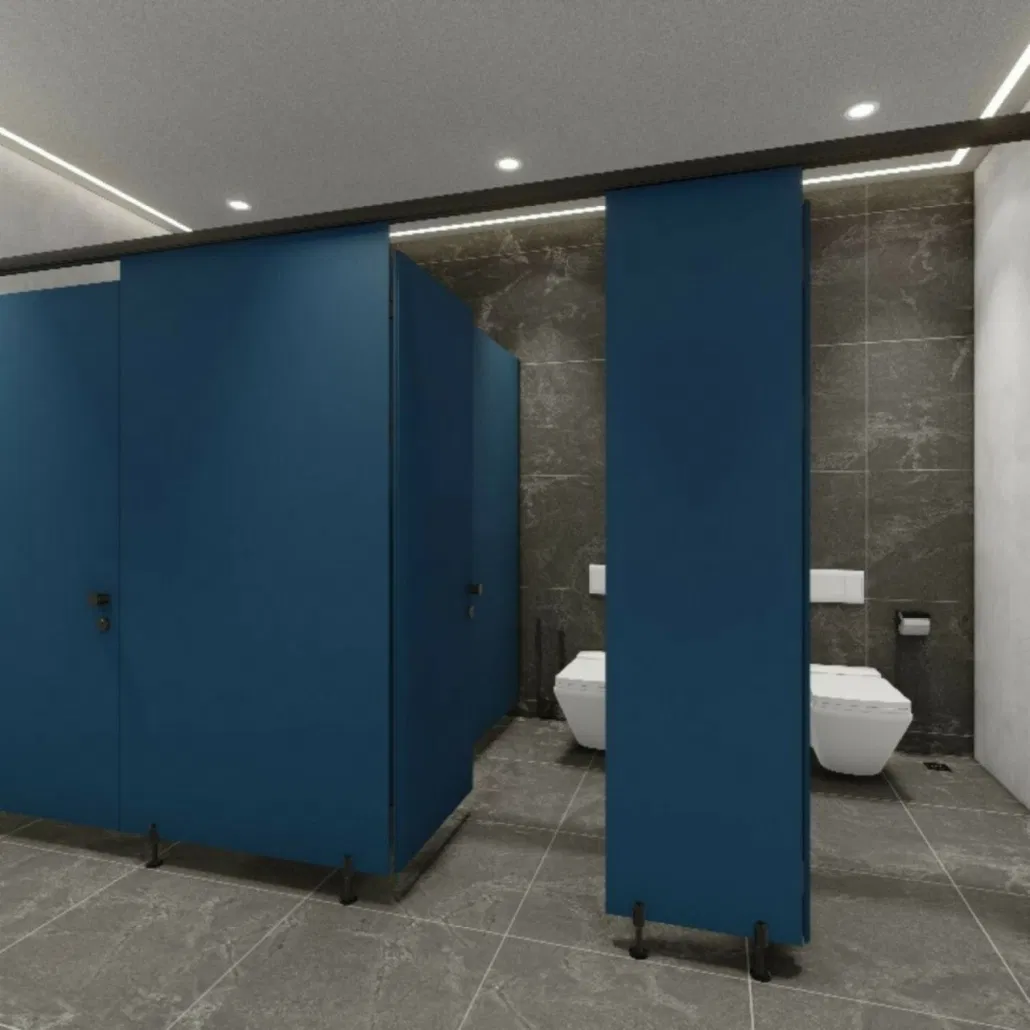 Anti-Scratch HPL Sheet Waterproof High Pressure Compact Laminate for Washroom Stall Wall Door Use
