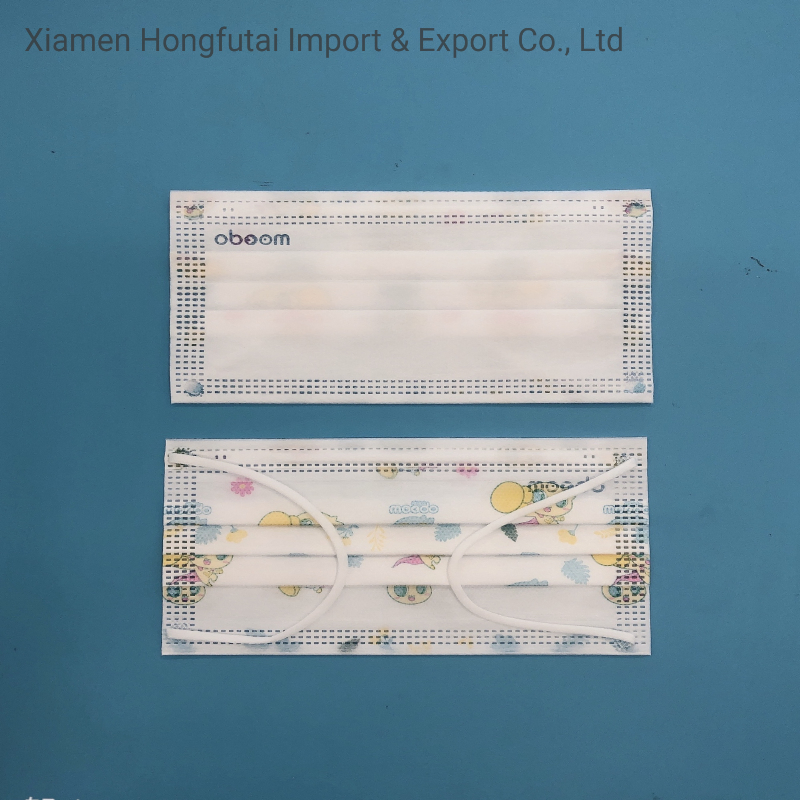 Wholesale Customized Good Quality Printed 3ply Custom Disposable Face Mask