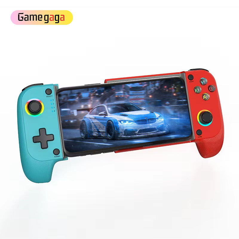 M Saitake Stk-7009f Stk 7009f Game Controller Wireless Bt Gamepad Extendable Joypad Joystick for Android/Ios System