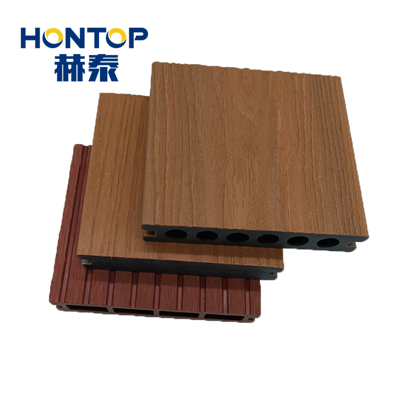 Hot Sale Outdoor Floor Wood Texture Waterproof Plastic Composite WPC Decking Deck Composite Board