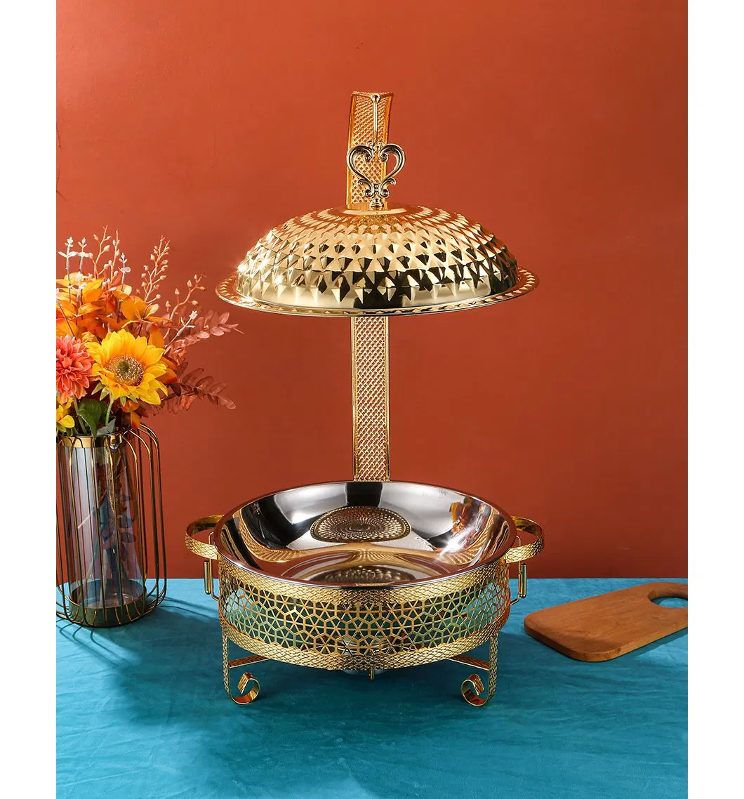 Restaurant Hotel Supplies Catering Equipment Chafer Dish Stove with Lid