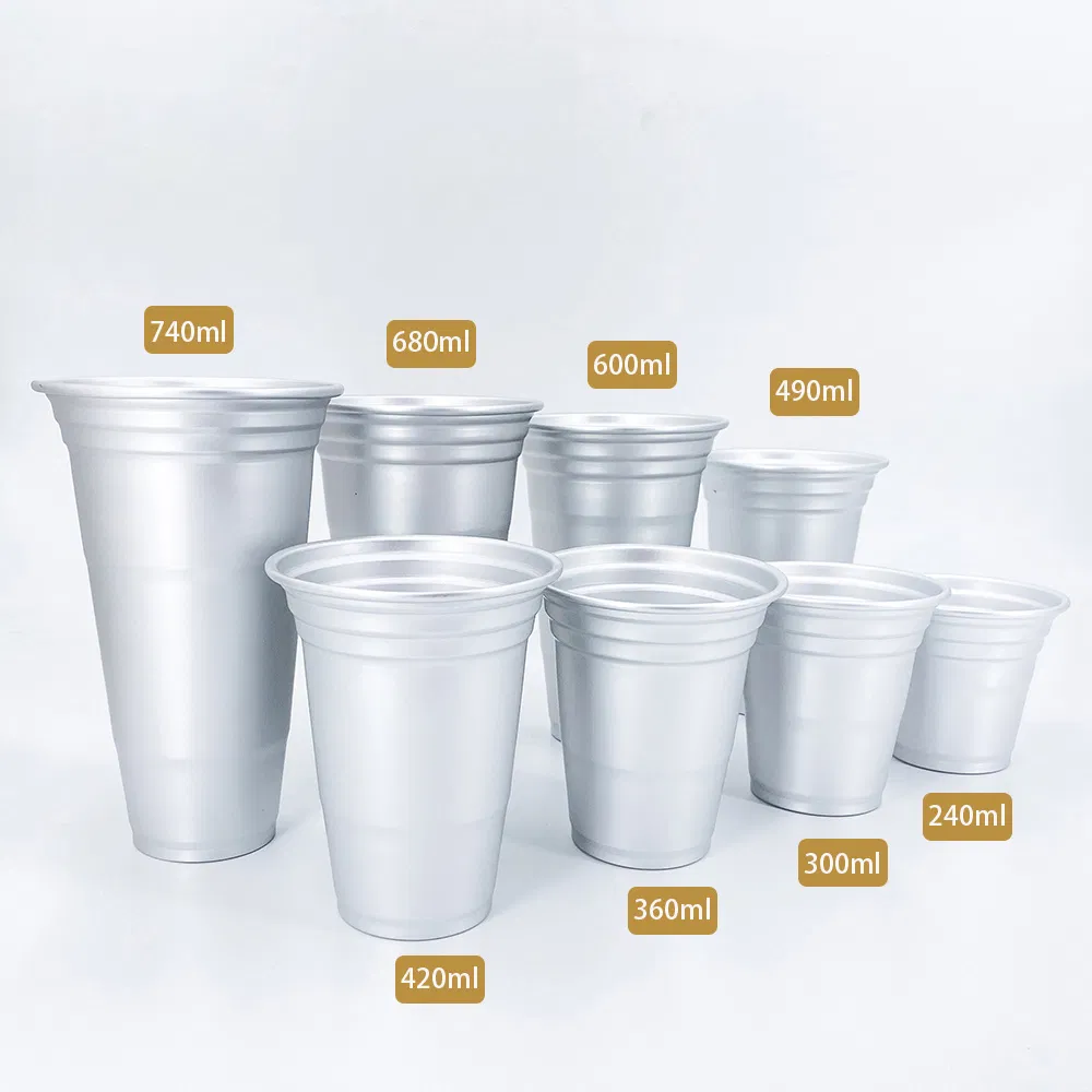 Stainless Steel Drinking Stackable Tumbler Reusable Pint Metal Cup Travel Mug Mi24760