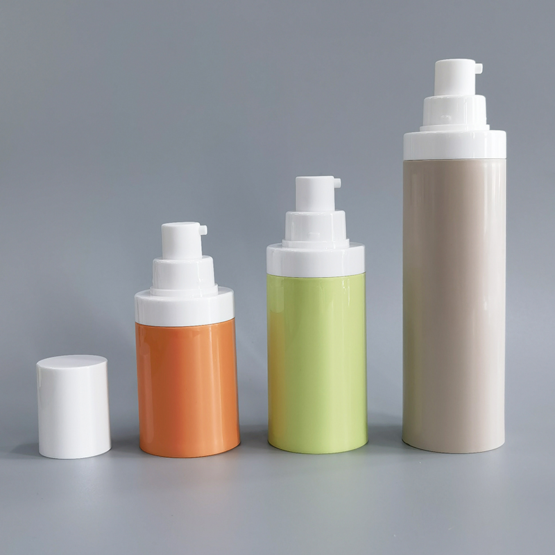 New Cosmetic 30ml 50ml 100ml PP Screw Vacuum Airless Pump Bottle Octagonal Cap for Skincare Cream Serum Lotion