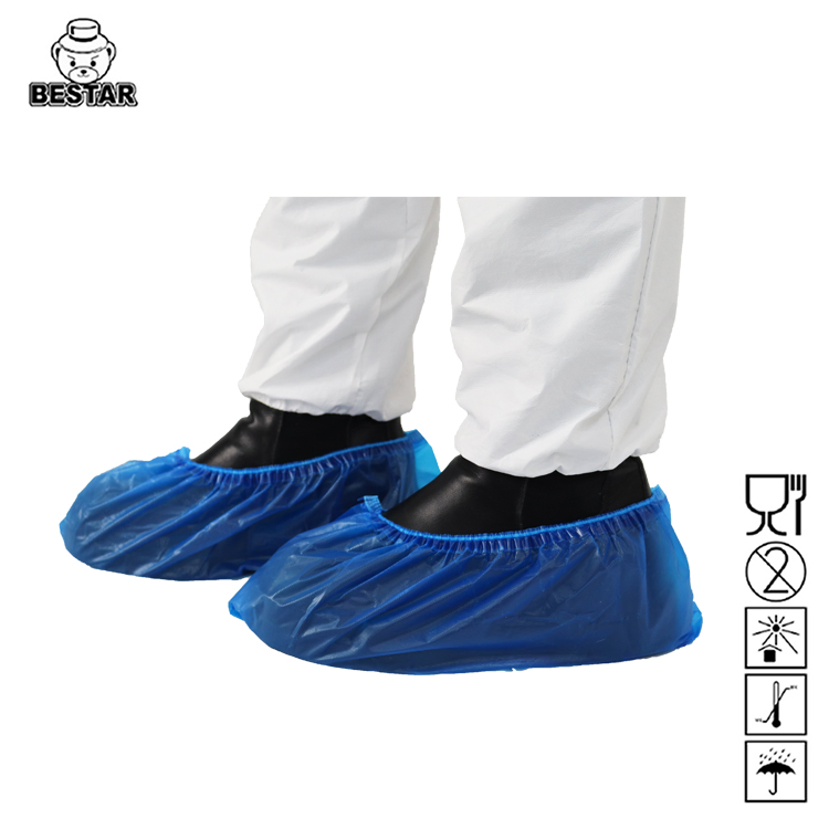 CE Cat I, ISO 9001: 2015 White, Red, Blue, Yellow etc Disposable Overshoe