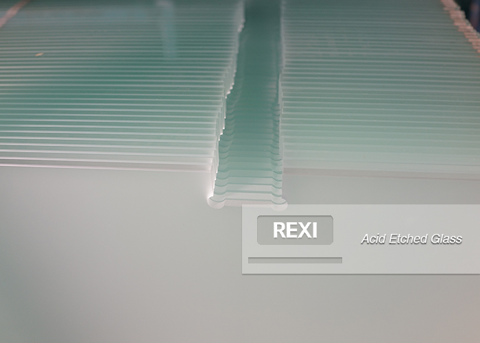 Premium CE Certified Satin Acid Etched Glass Panels for Modern Interiors