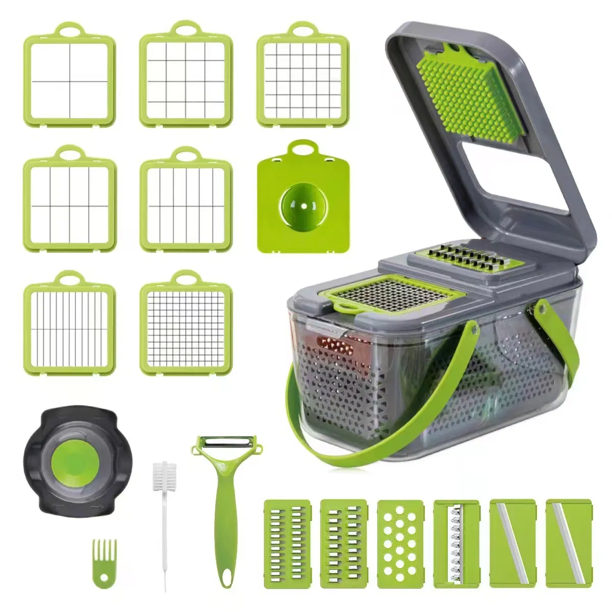 22 in 1 Manual Vegetable Chopper with Container