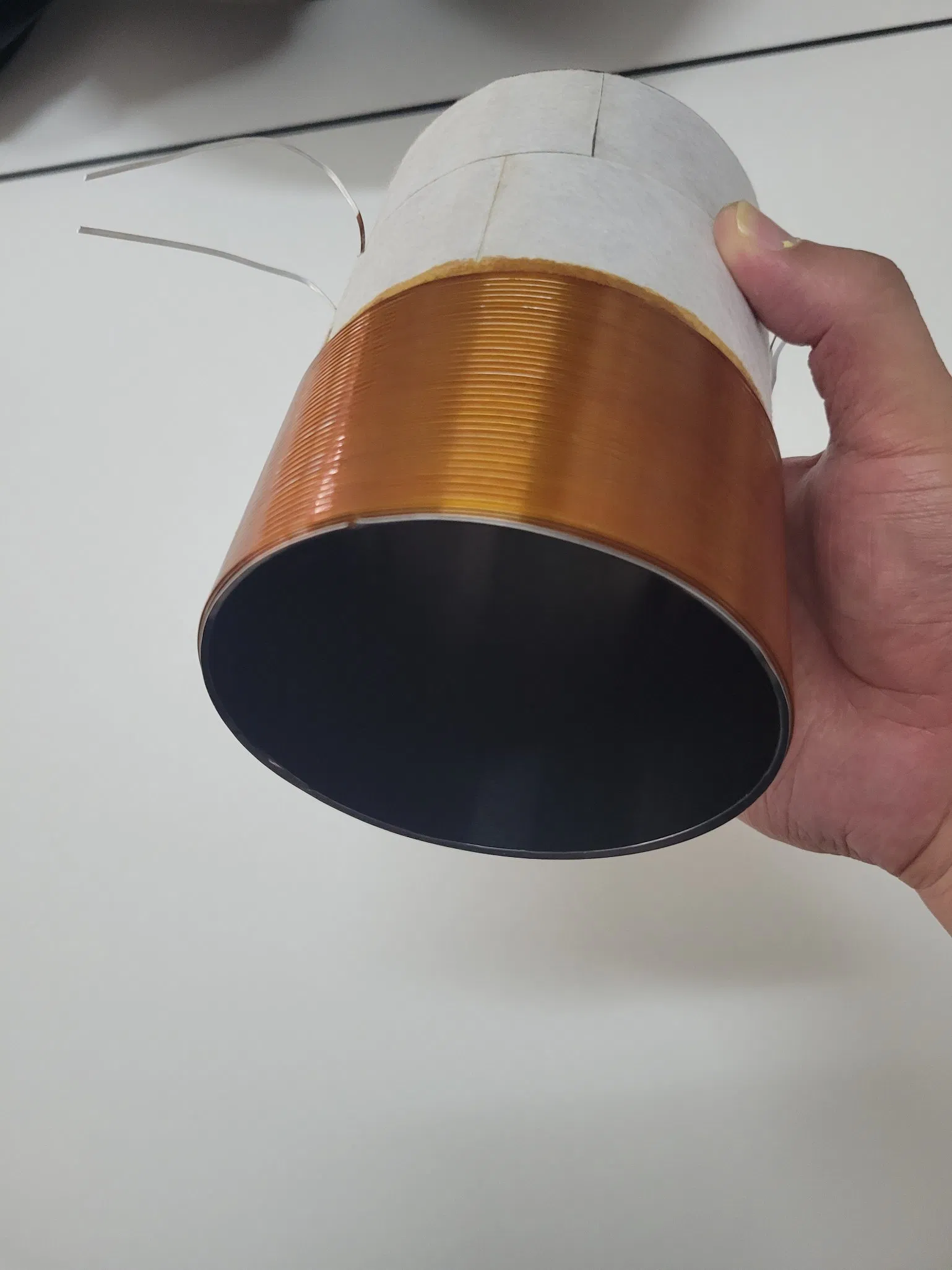 76mm Dual 1.4 Ohm Flat Aluminum Voice Coil High Temperature 8layers Winding