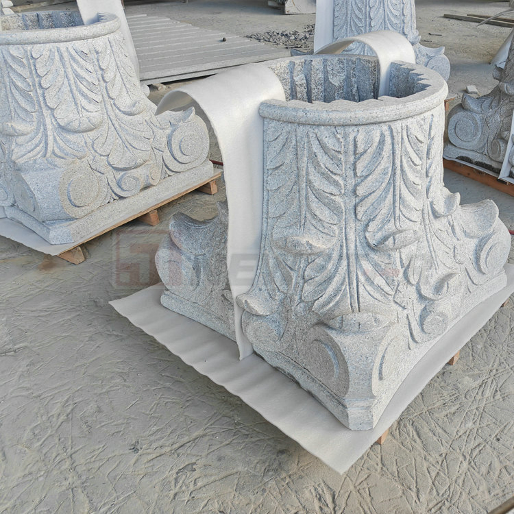 Granite Marble Column Carved Stone Pillar Design for Indoors Interior Design Pillars for Sale