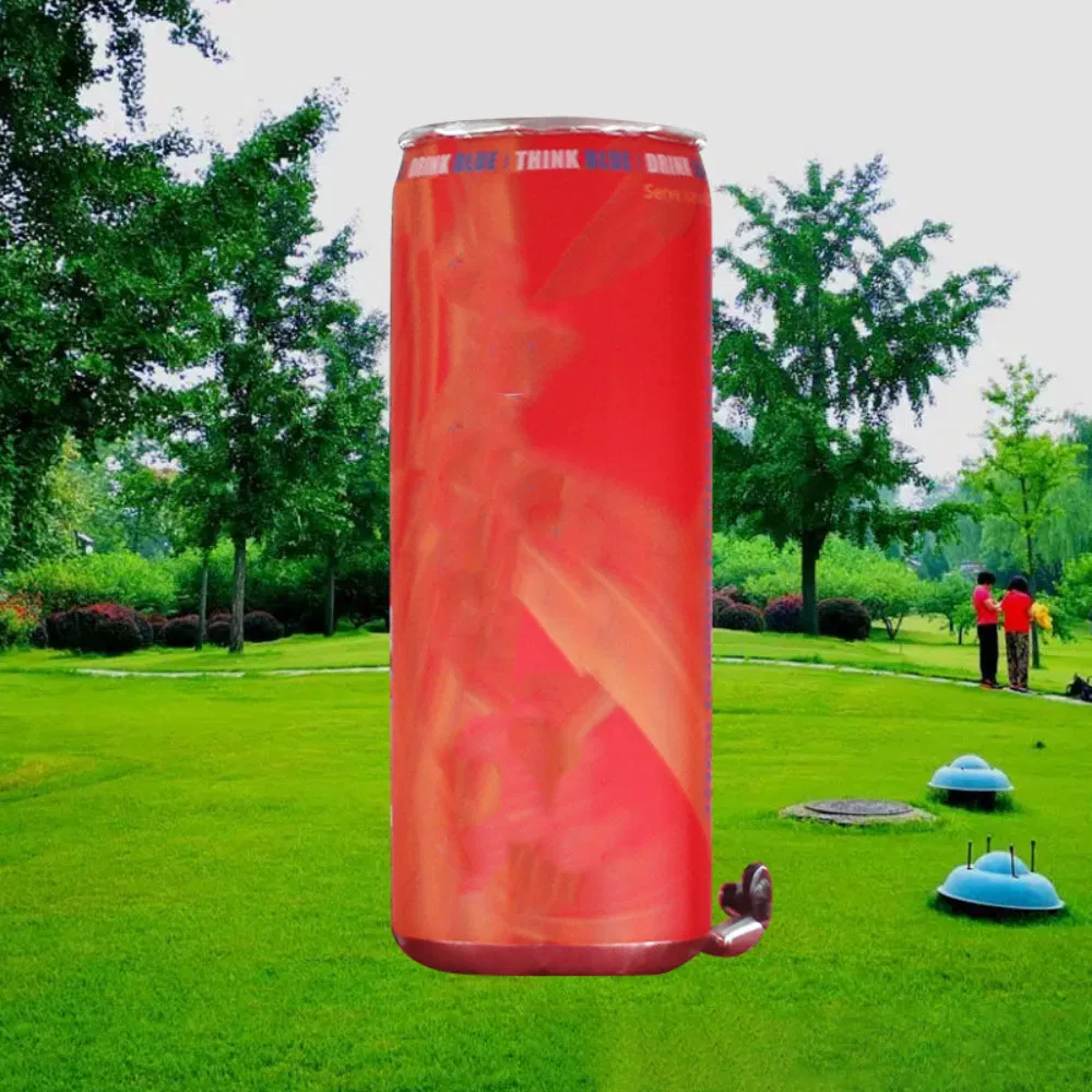 Shopping Mall Advertising Display Bottle Outdoor Simulation Inflatable Beverage Bottle Inflatables
