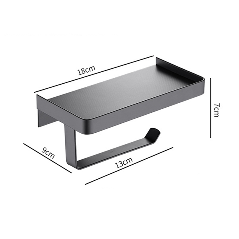 304 Stainless Steel Paper Holder Rose Gold Wall -Mounted Bathroom Accessories