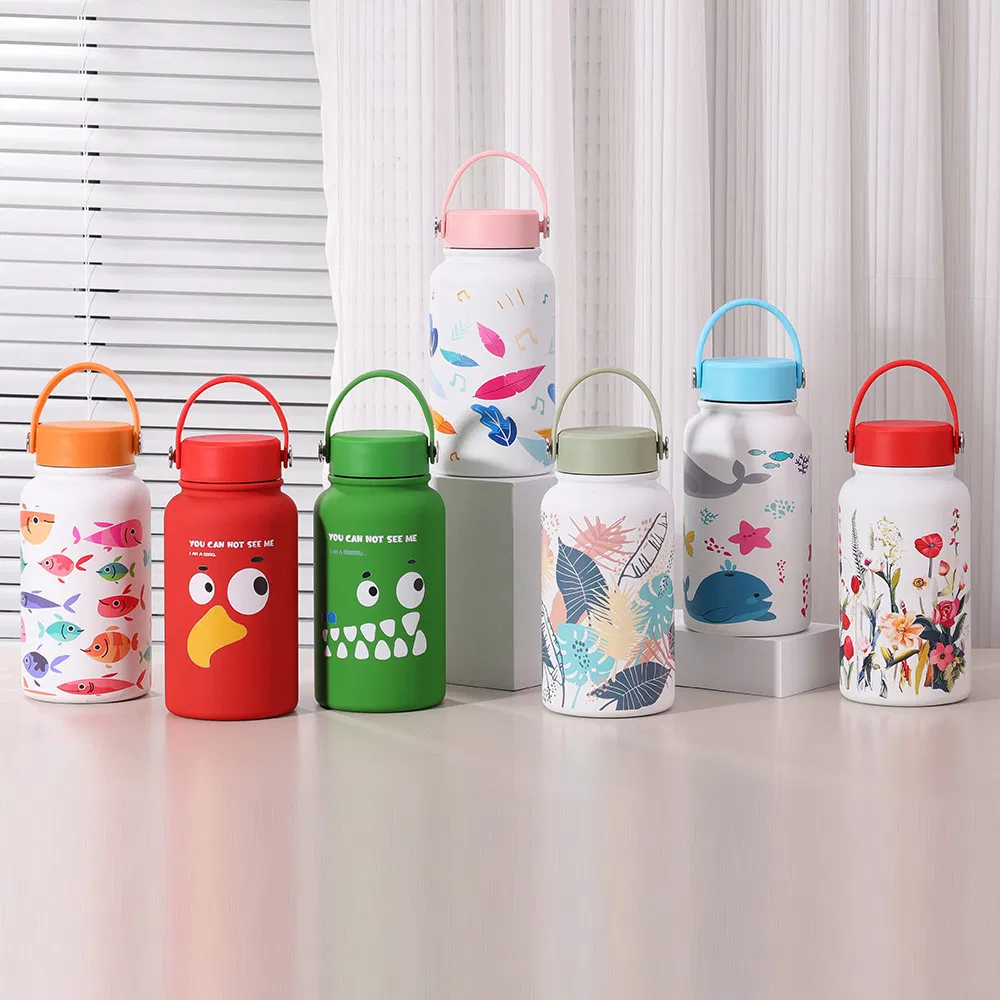 600ml Customized 304 Stainless Steel Water Bottle; Popular Big Capacity Bottle