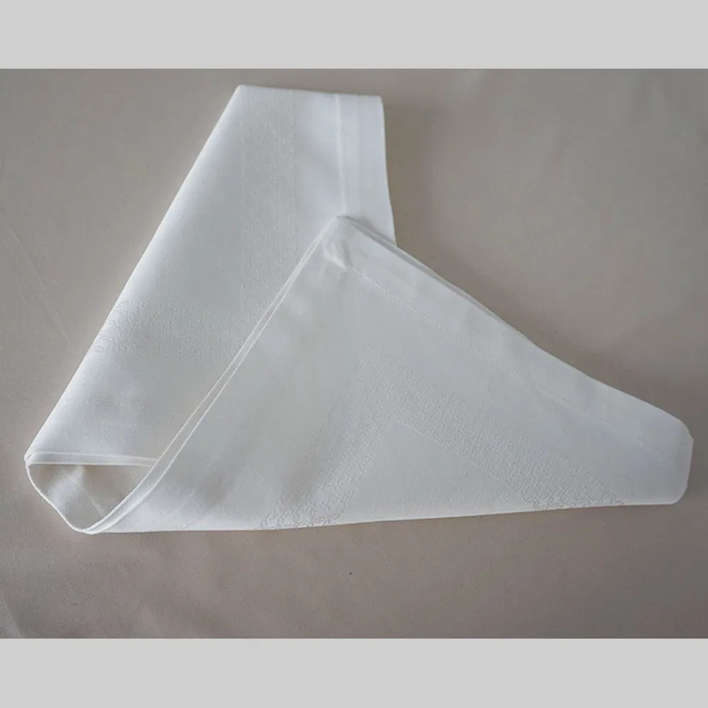 Free Samples Embroidered Napkins Custom Print Napkins Personalized Tablecloth White Cloth Tablecloth