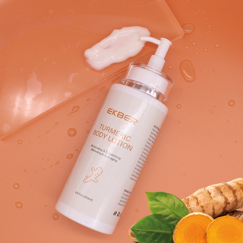 Factory Wholesale Ekber Best Soothing Not Greasy Anti Acne Turmeric Skin Whitening Cream and Body Lotion for Women