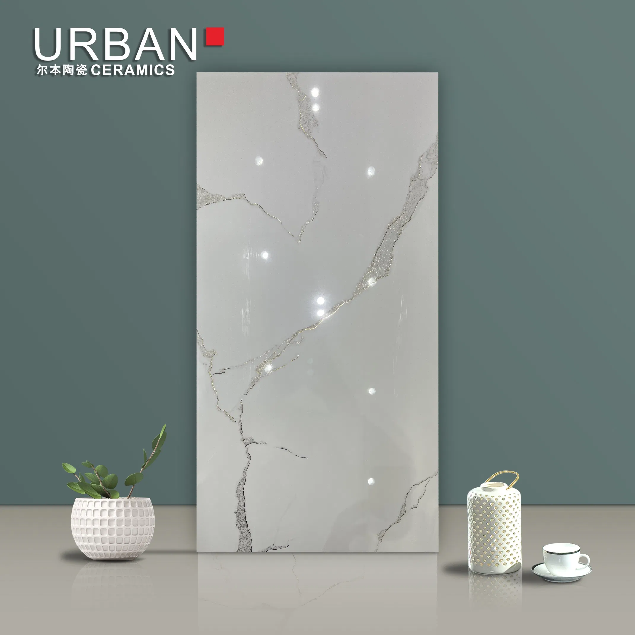Best Quality Gilter Golden DOT K Line 600*1200mm Glazed Polished Porcelain Floor Tile