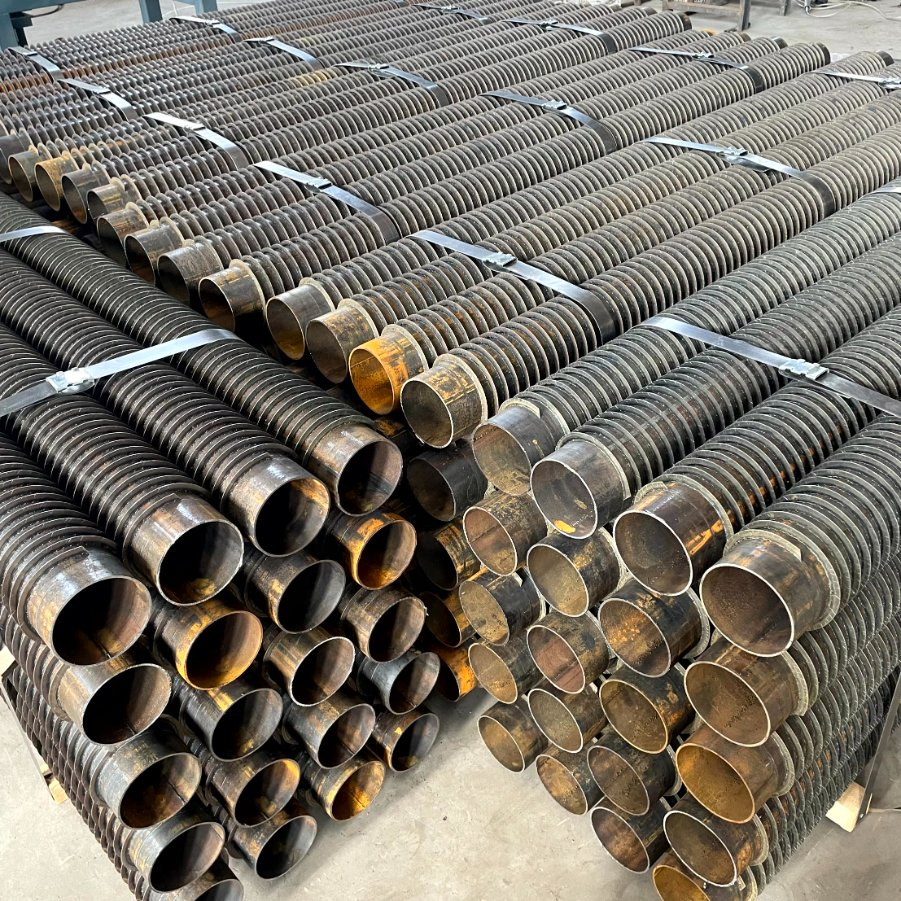 Copper Spiral Finned Tube with Anti-Corrosion Coating for HVAC Systems