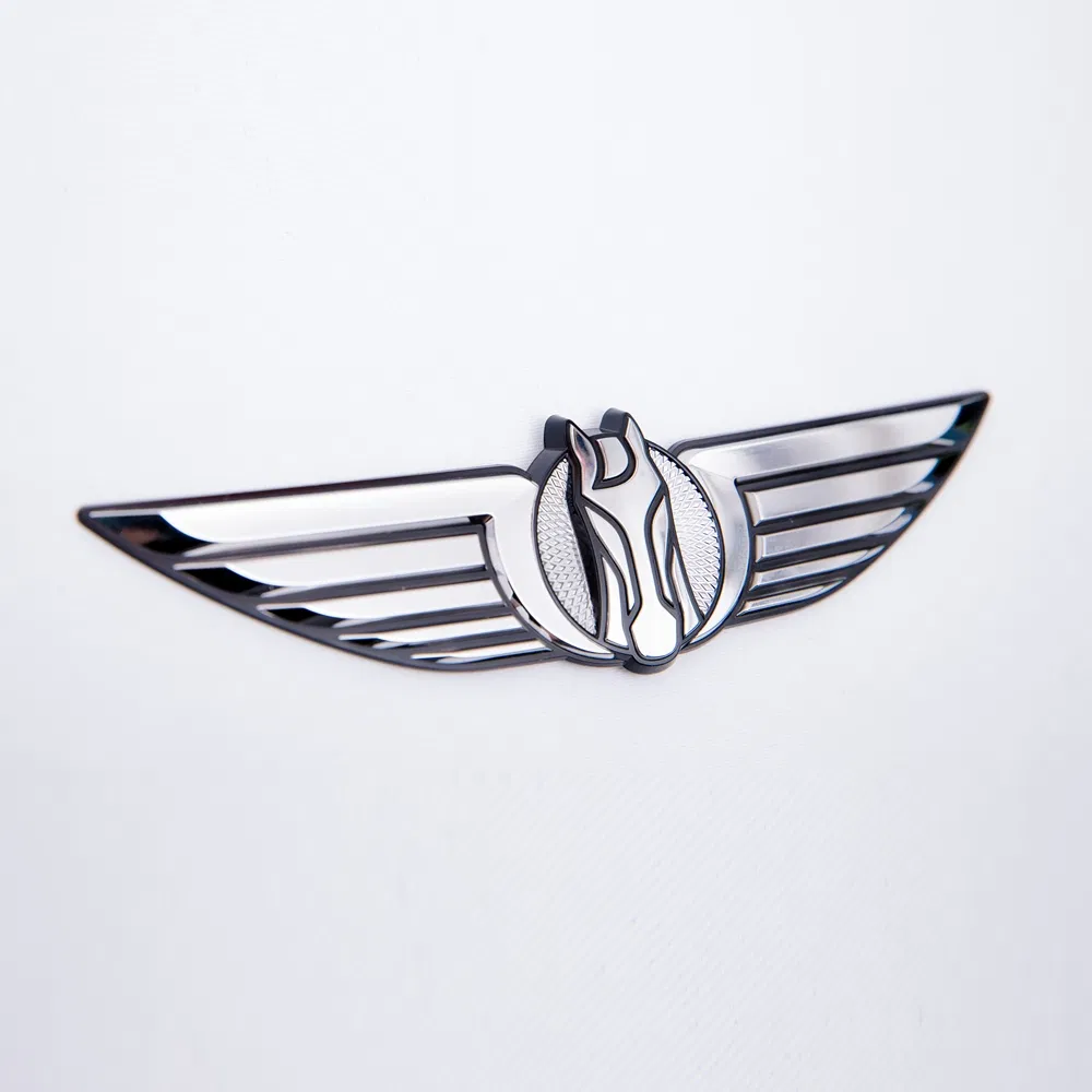 Durable Name Tag Custom Laser Cutting Production Process Advertising Words Metal Logo