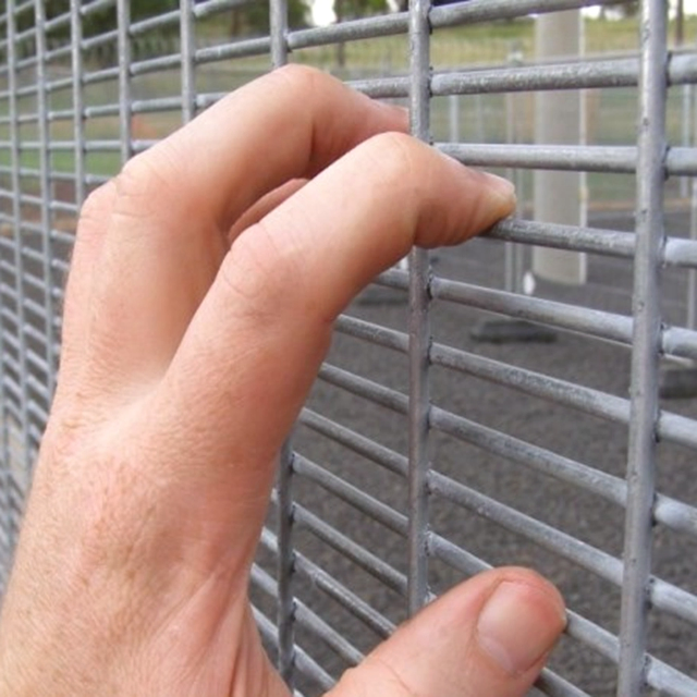 PVC Coated Welded Mesh Fence 358 Anti-Climbing Fence