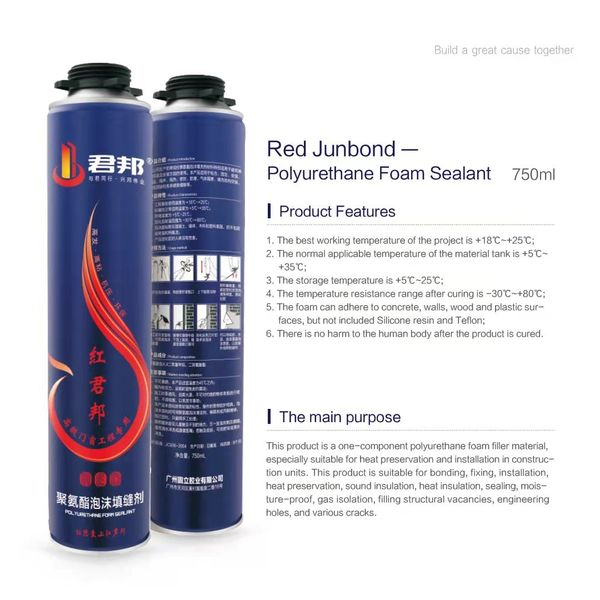 Polyurethane Foam for Fixing Windows and Doors Joint The Gap Sealing Filling Strcctural Vacancies PU Foam