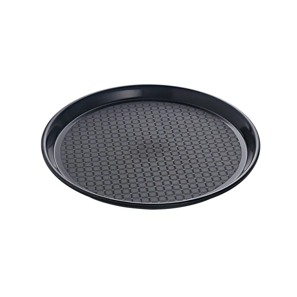 Recycled Plastic Service Trays - Heavy-Duty Round Heat-Resistant for Restaurants