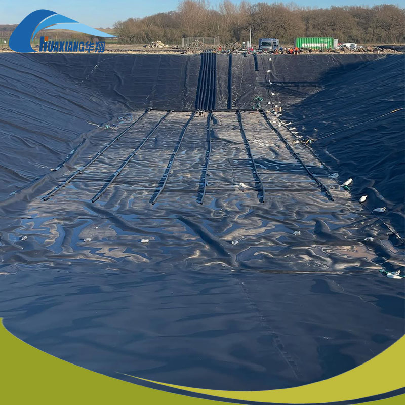 Black 1.5mm HDPE Geomembrane Pond Liner for Dam Waterproofing with UV Resistance ASTM Certified Polyethylene Geomembrane