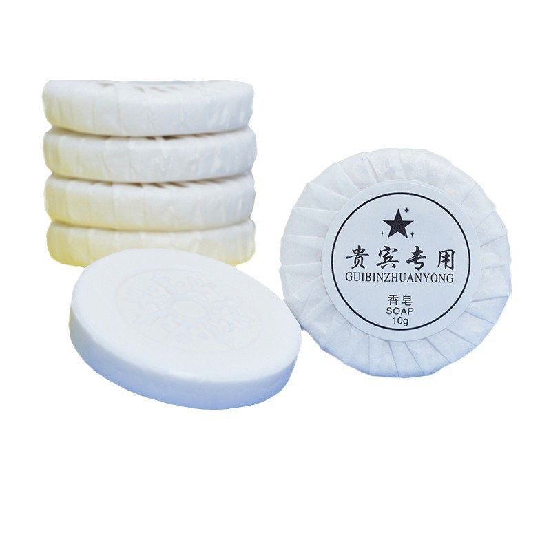 Hotel Soap in Pleated Tissue Wrapper with Hotel Amenities for Guest Room