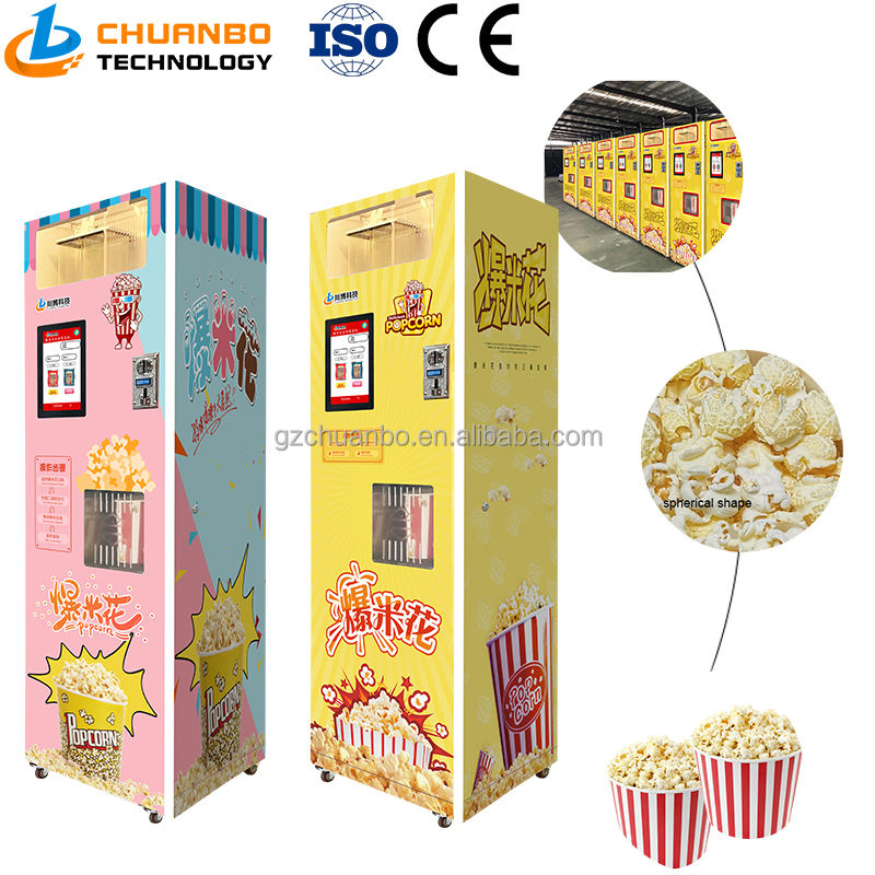 Industrial Electric Popcorn Machine Price Commercial Vending Machine Automatic Popcorn