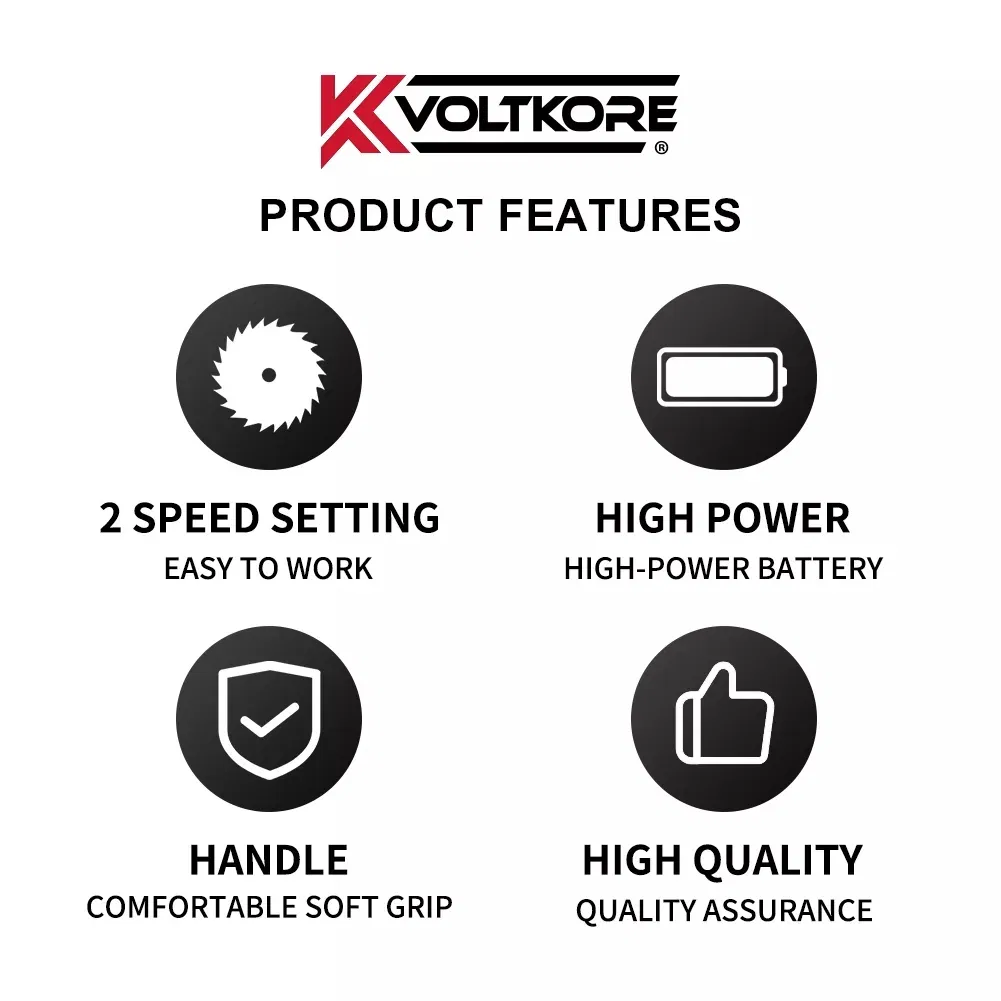 Factory Direct 40V Electric Brushless Garden Chainsaw Handheld Powerful Chain Saw for Pruning/Trimming