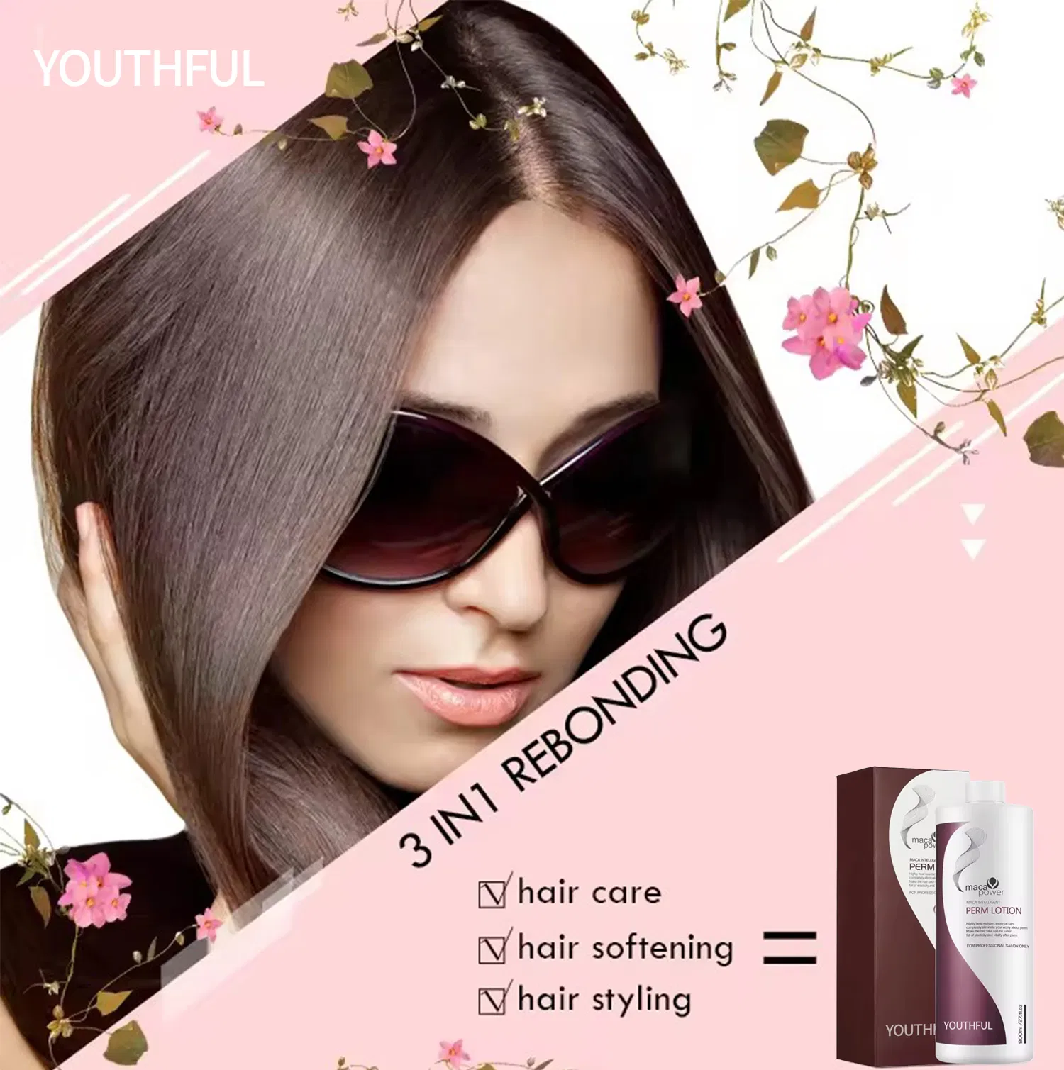 Permanent Wave Curl Curly Perm Cream Liquid Cold Wave Hair Perm