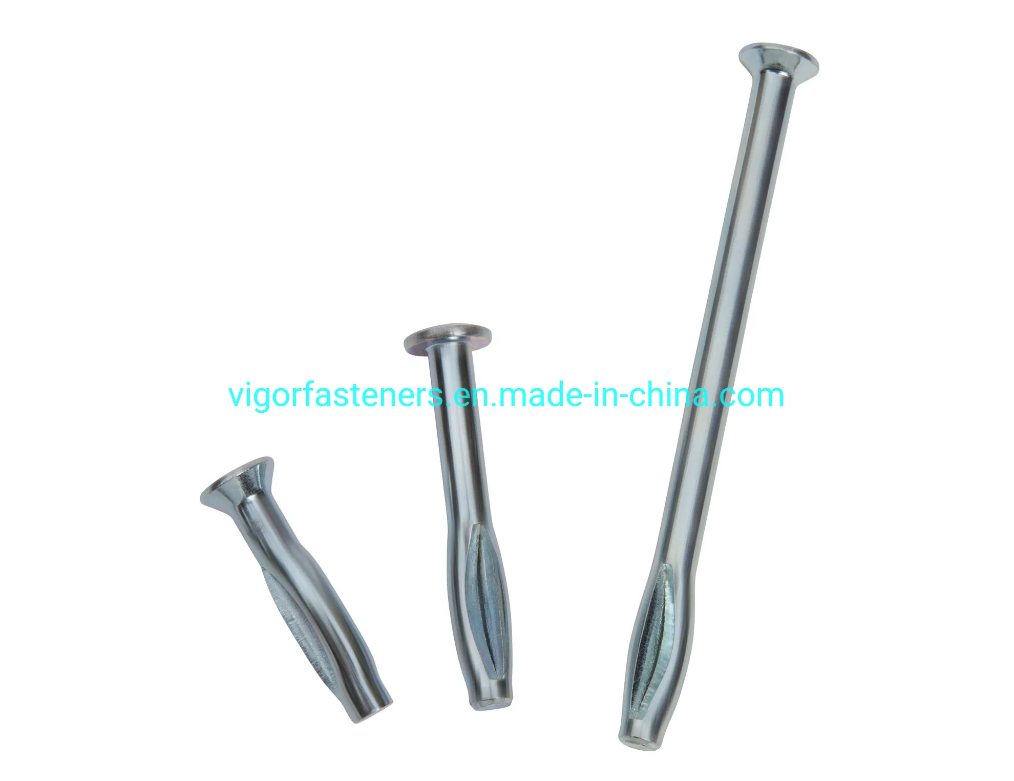 Flat Head Split Drive Anchor Zinc Plated Carbon Steel Galvanized Expansion Anchor Concrete Bolt Split Drive