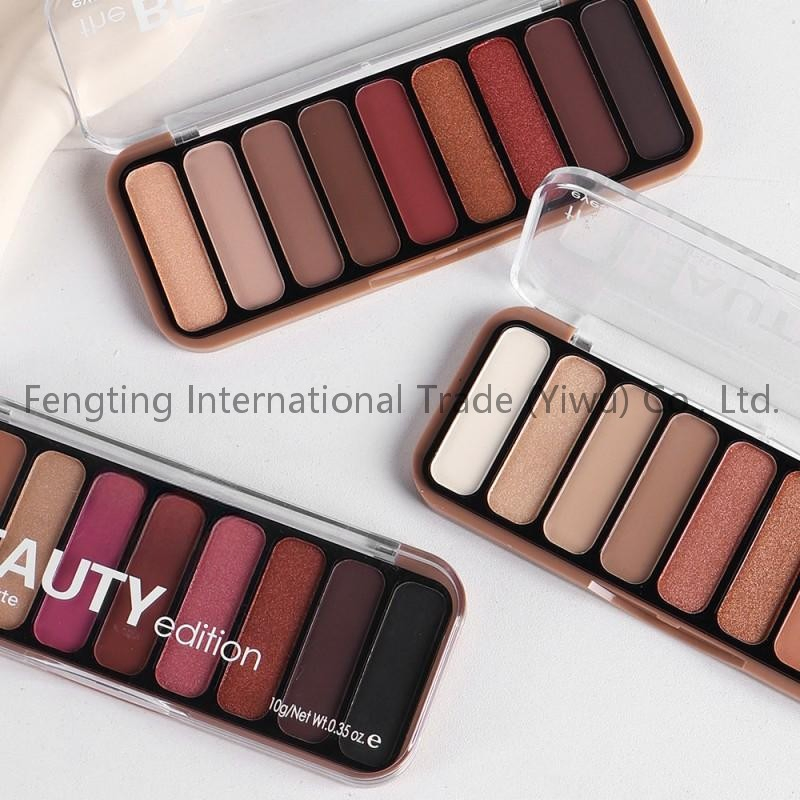 Glitter, Shimmer & Blinding Sparkle with Matte Nine-Color Eyeshadow Palette