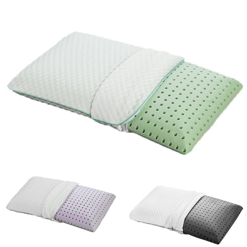 New Design Purple Pillow Scent Mold Made Pillow with Different Colors Memory Foam Bedding Pillow Lavender Green Tea Scent Pillow