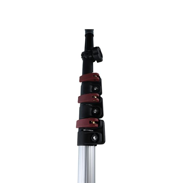 12FT 3.7m Telescopic Extension Pole with Metal Tip