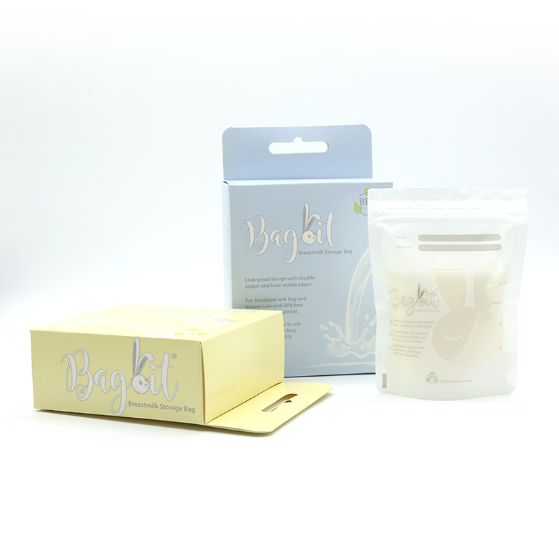 Stand up Breast Milk Storage Bags Pre-Sterilized and BPA Free Breast Milk Storage Pouch