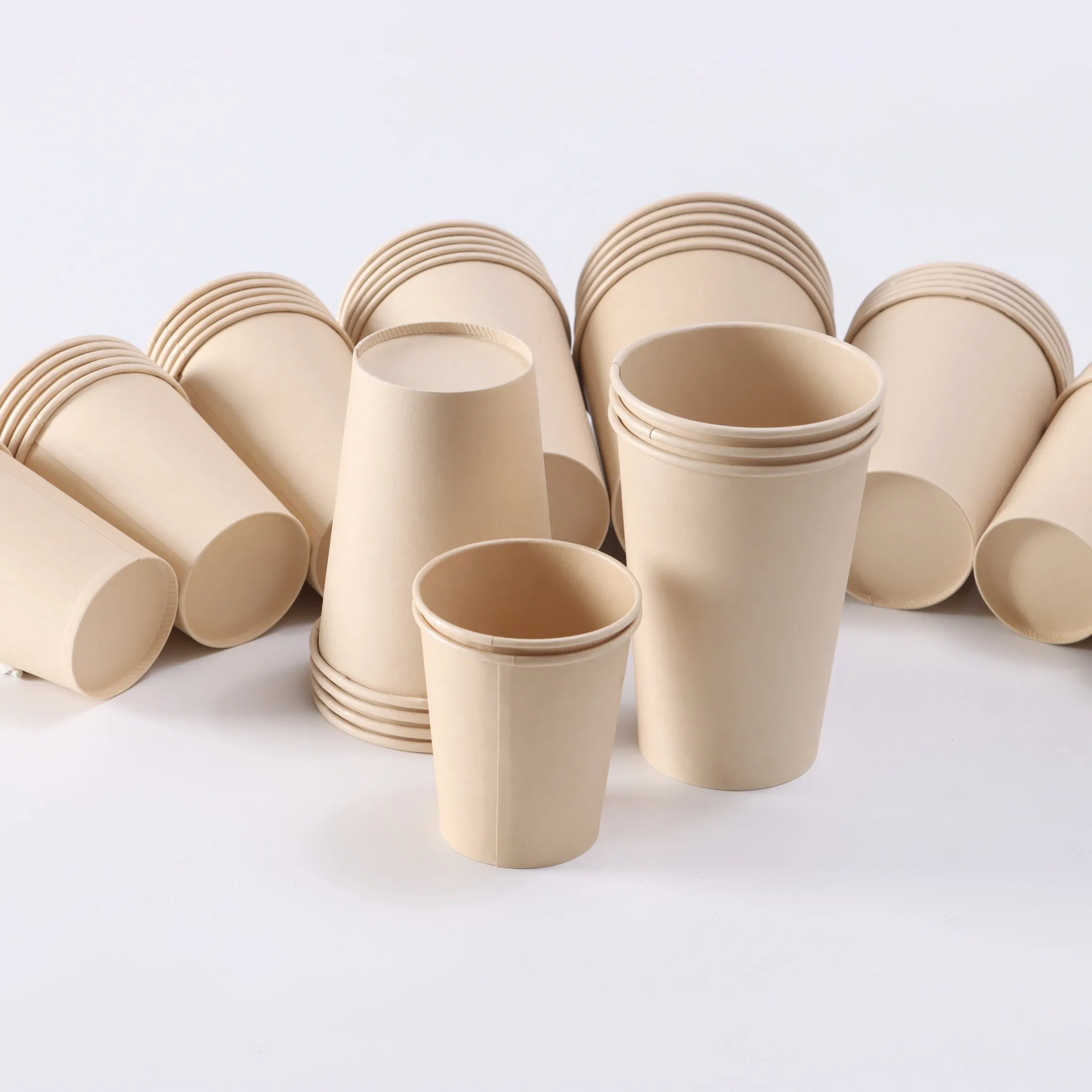 Бумажный стакан из бамбуковой пульпы, 10 унций