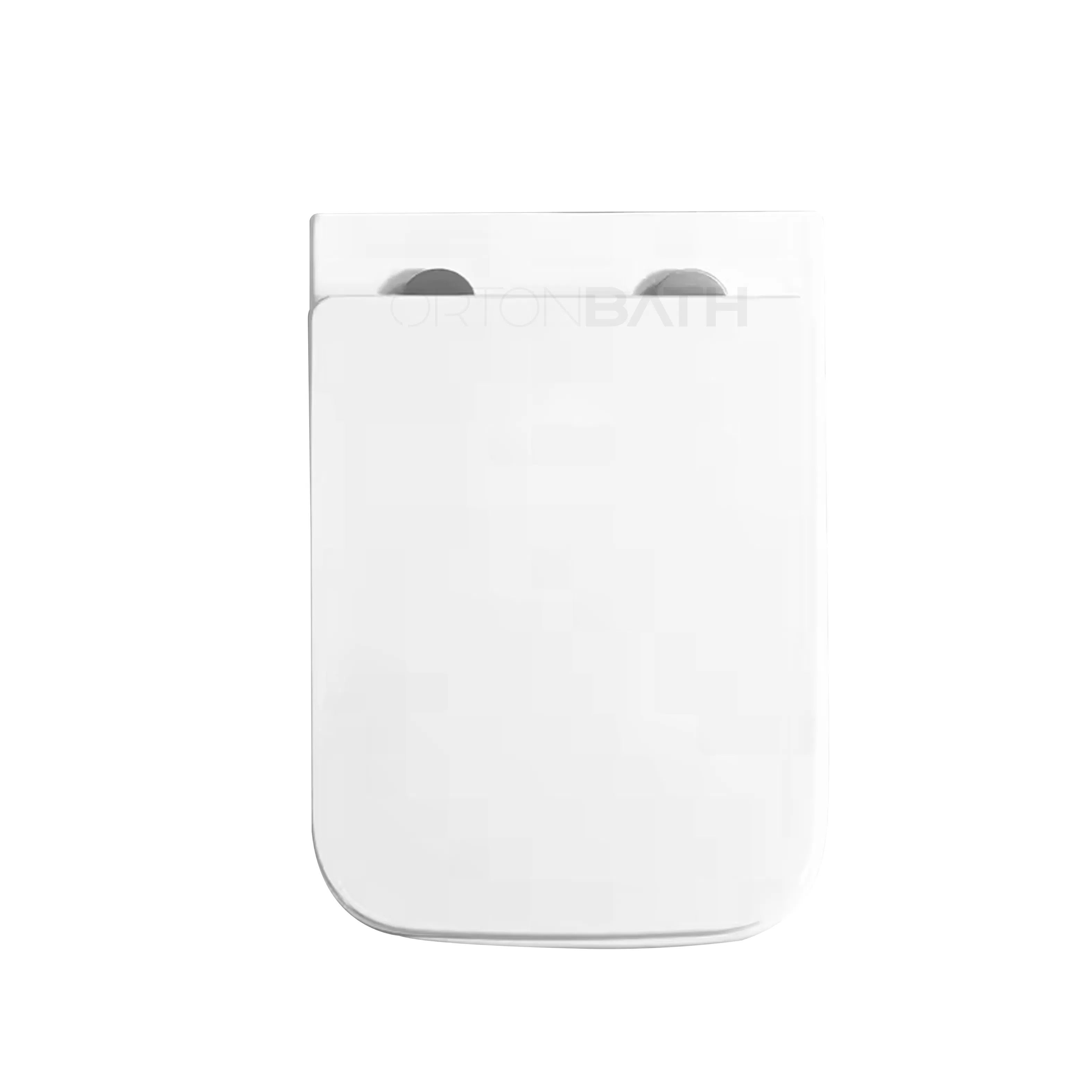 Ortonbath Bathroom Sanitary Ware Wall-Mounted Concealed Cistern Elongated Toilet Bowl Dual-Flush Ceramic Wall Hung Ceramica Wc Toilet with Toilet Seat Cover