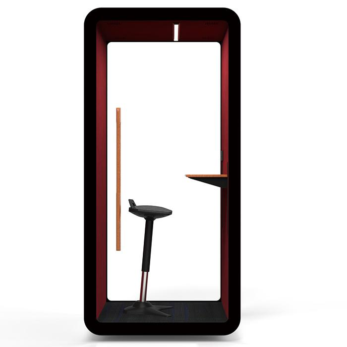 Modern Soundproof Office Booth: Durable Aluminum and Double-Glazed Glass