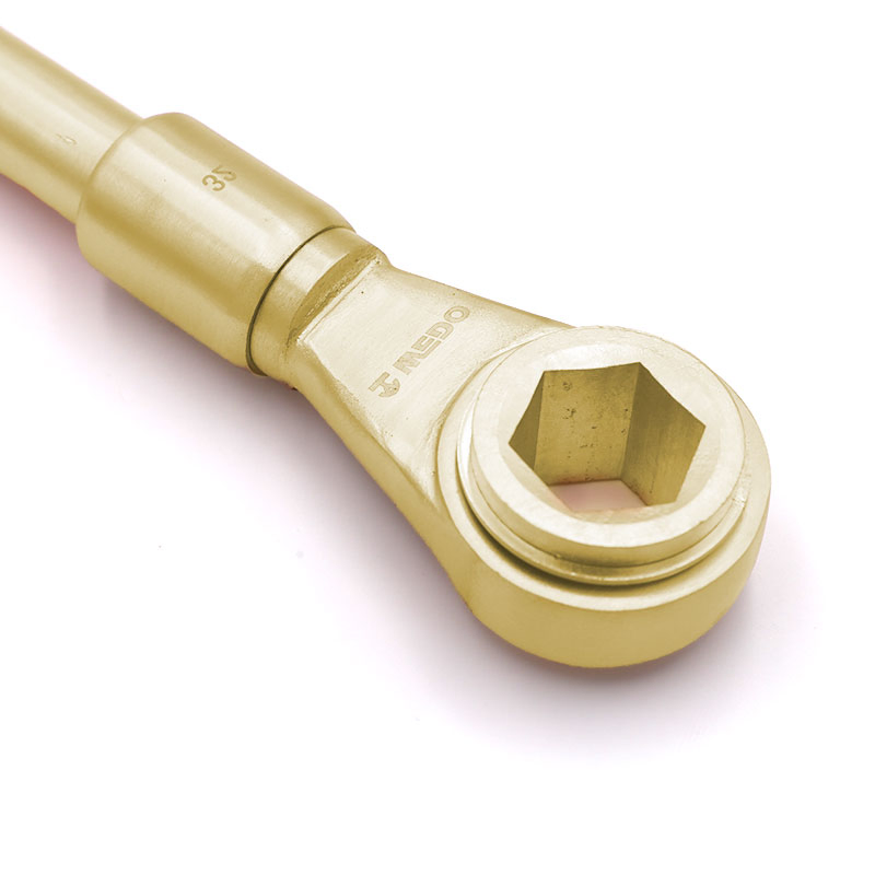 Wedo Aluminium Bronze Non-Sparking Ratchet Wrench Spanner OEM Available