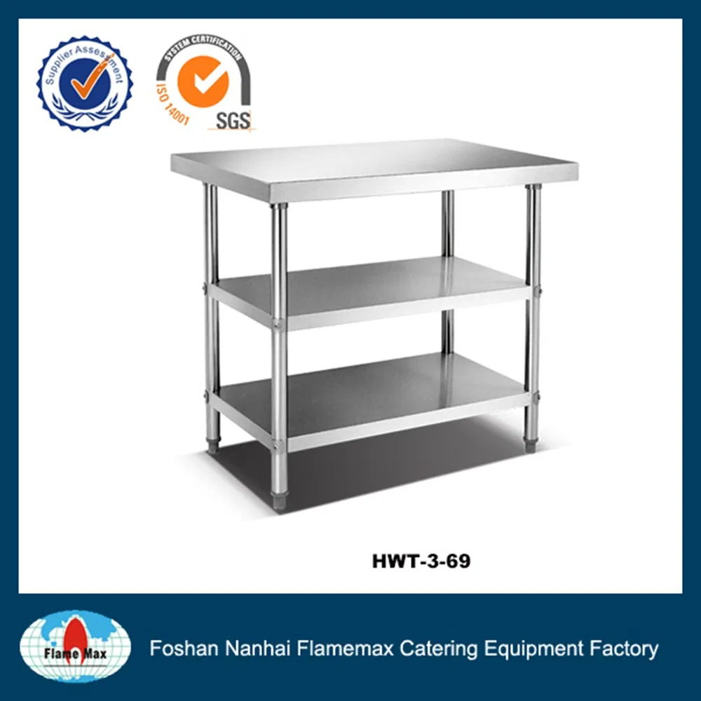 Heavy-Duty Industrial Workbench with 3 Decks for Garage Use