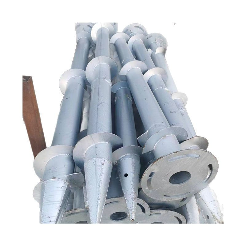 Винтовые сваи для наземного монтажа солнечных панелей