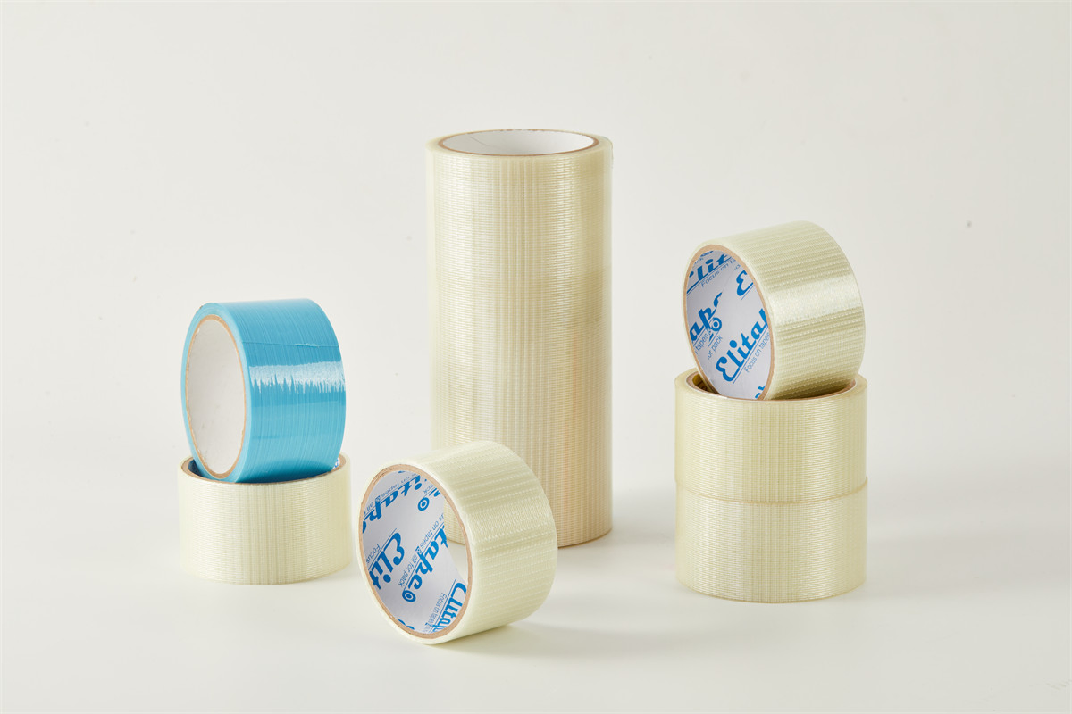 Swar® Gz Heavy Duty Transparent Fiberglass Reinforced Filament Tape for Construction Refrigerator