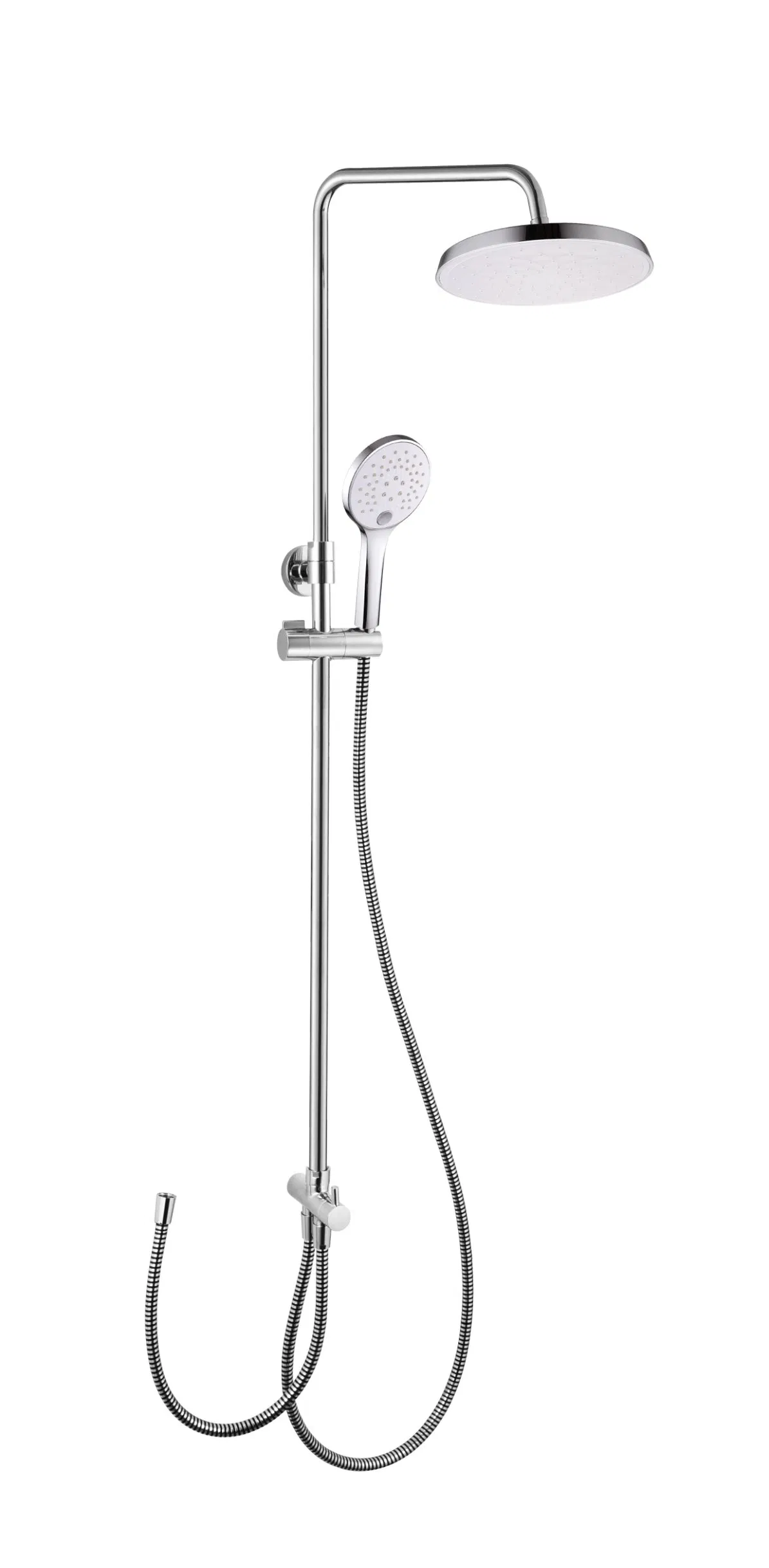 Sanitary Ware Pump Shower Set Shower Faucet Shower System Shower Bar Bar Shower with Diverte, Rain Shower, Hand Shower