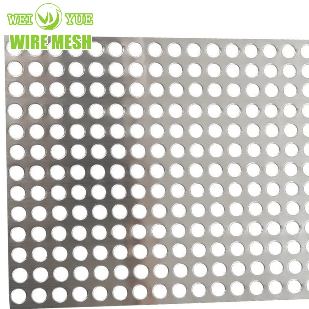 0.5-5mm Hot Rolled Steel Perforated Metal Mesh Screen with Square Hole