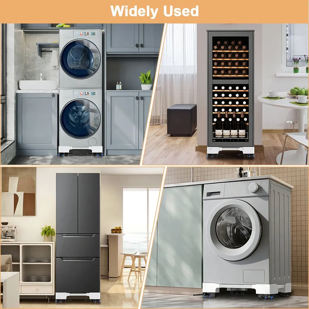 Eco-Friendly Storage Organization Stand for Wash Dryer Household Washing Machine Caster Holders