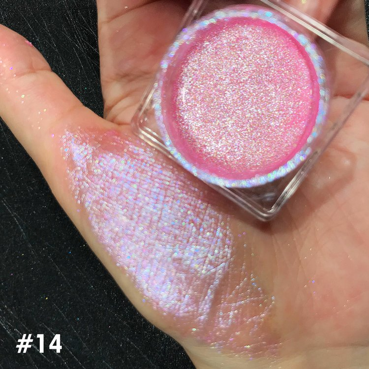 16 Colors Eye Shadow Gel Highly Pigmented Sparkling Glitter Diamond Metallic Wet Eyeshadow