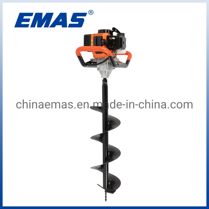 Emas Factory Price 43cc/52cc Earth Auger Drill for Agricultuer Use