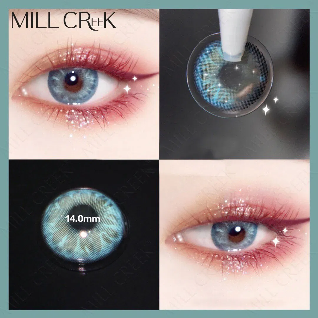 Millcreek Soft Cosmetic Contact Lens Natural Green Colored Contacts Circle Color Eye Contact Lenses