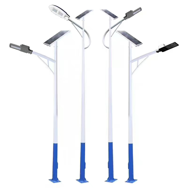 Hepu 5m 6m 8m 10m 12m Steel Pole Single Arm Double Arm