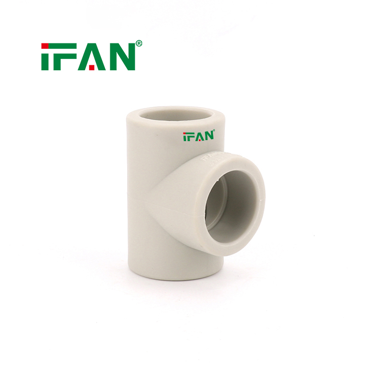 Ifanpro OEM ODM All Type PPR Pipe Fitting Plumbing System Tee Connector Fitting PPR