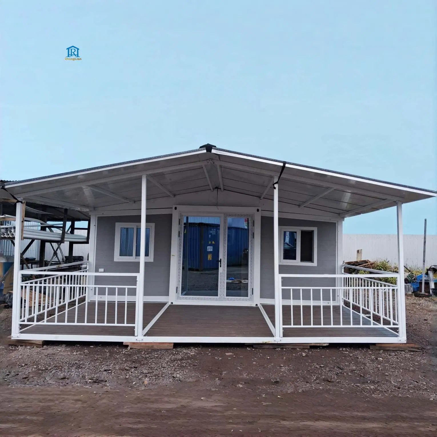 Contenedores Modified Into Portable Cabin House and Mobile Gym Containers
