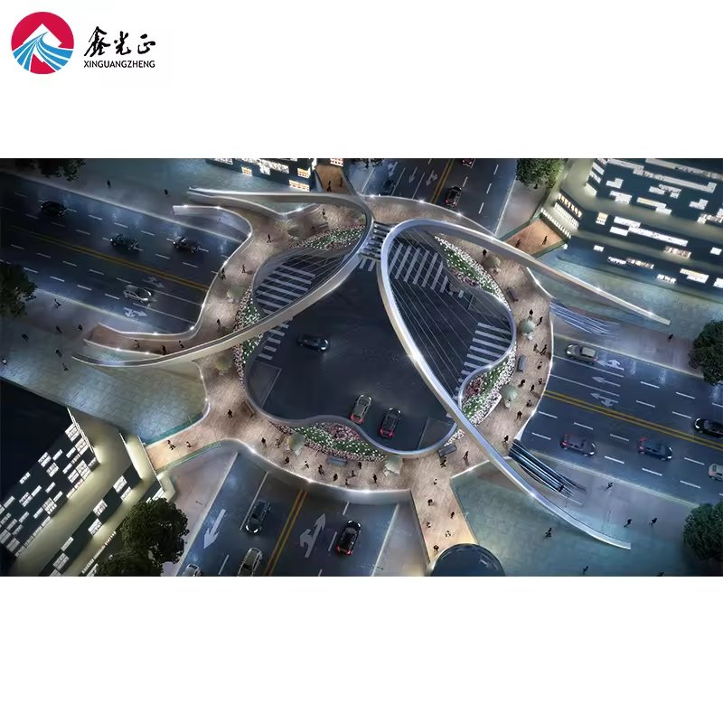 Steel Structure Commercial Building Prefab for Customized (SS-404)